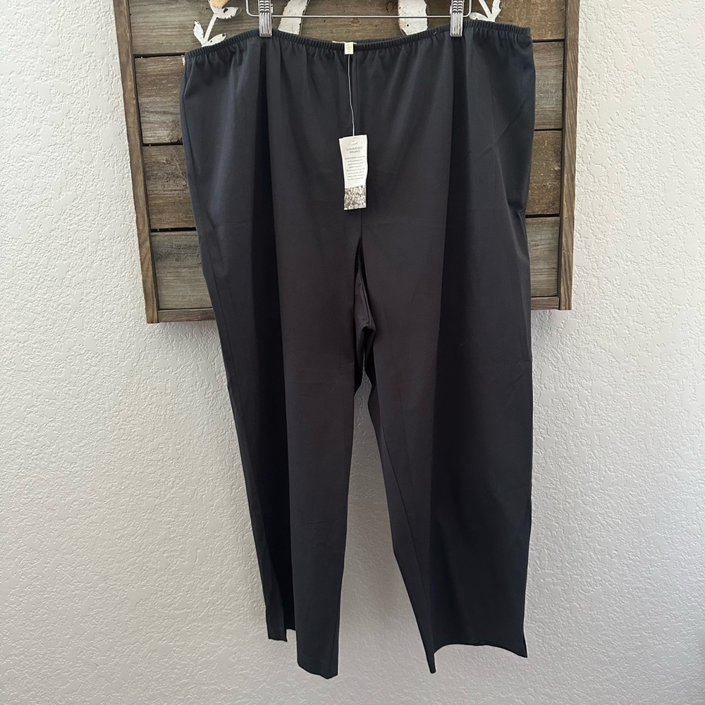 Eileen fisher woman organic cotton stretch twill graphite slim ankle pant 3X NWT